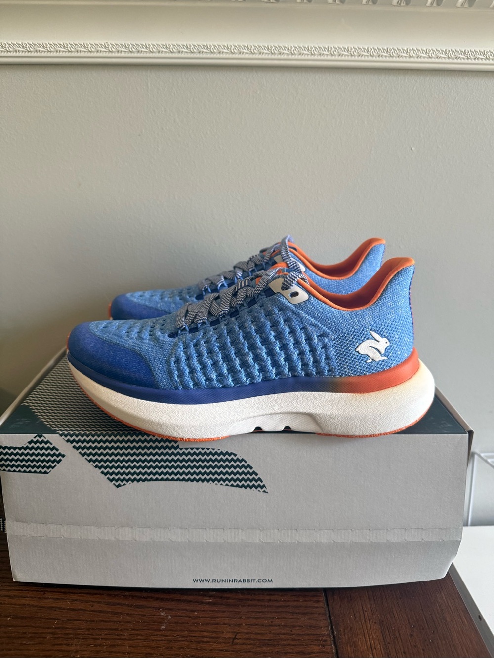 Rabbit Dream Chaser Women’s Blue and Orange Running Shoes